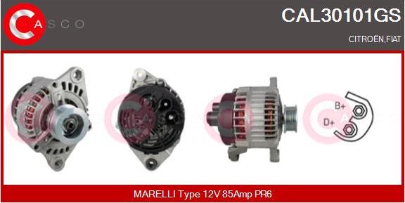 Casco CAL30101GS - Alternatore www.autoricambi360.it