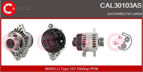 Casco CAL30103AS - Alternatore www.autoricambi360.it