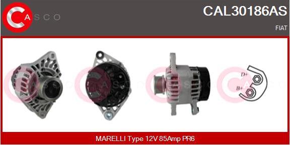 Casco CAL30186AS - Alternatore www.autoricambi360.it