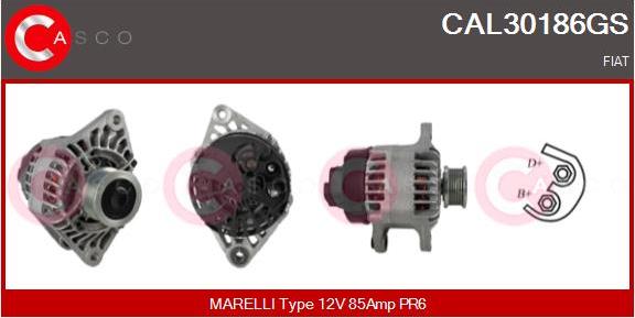 Casco CAL30186GS - Alternatore www.autoricambi360.it