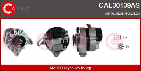 Casco CAL30139AS - Alternatore www.autoricambi360.it
