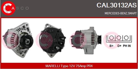 Casco CAL30132AS - Alternatore www.autoricambi360.it