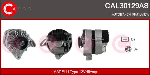 Casco CAL30129AS - Alternatore www.autoricambi360.it