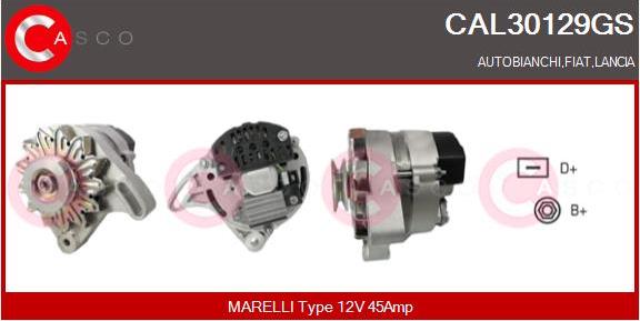 Casco CAL30129GS - Alternatore www.autoricambi360.it