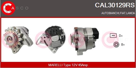 Casco CAL30129RS - Alternatore www.autoricambi360.it