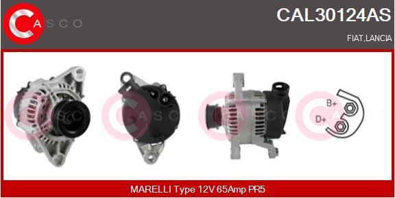 Casco CAL30124AS - Alternatore www.autoricambi360.it