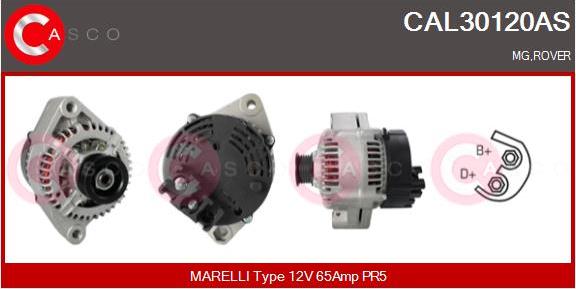 Casco CAL30120AS - Alternatore www.autoricambi360.it
