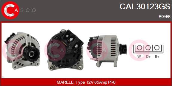 Casco CAL30123GS - Alternatore www.autoricambi360.it
