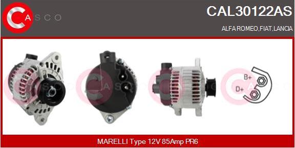 Casco CAL30122AS - Alternatore www.autoricambi360.it