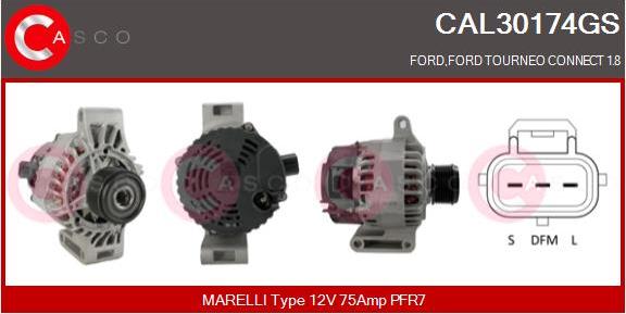 Casco CAL30174GS - Alternatore www.autoricambi360.it