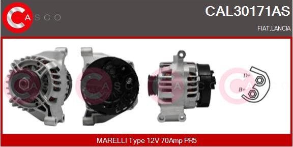 Casco CAL30171AS - Alternatore www.autoricambi360.it