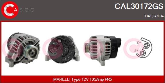 Casco CAL30172GS - Alternatore www.autoricambi360.it
