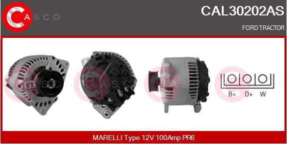 Casco CAL30202AS - Alternatore www.autoricambi360.it