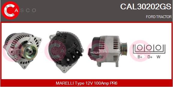 Casco CAL30202GS - Alternatore www.autoricambi360.it