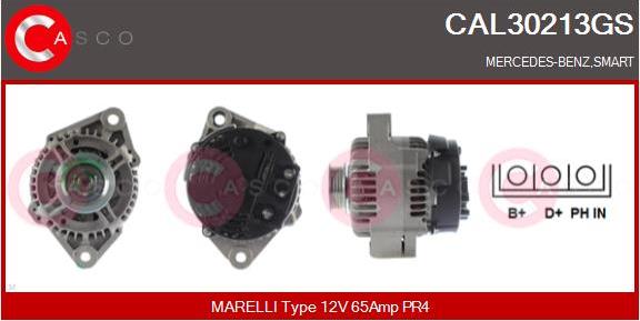 Casco CAL30213GS - Alternatore www.autoricambi360.it