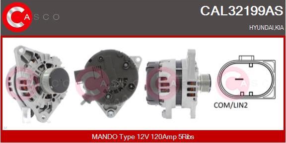 Casco CAL32199AS - Alternatore www.autoricambi360.it