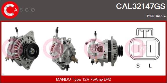 Casco CAL32147GS - Alternatore www.autoricambi360.it