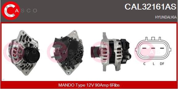 Casco CAL32161AS - Alternatore www.autoricambi360.it