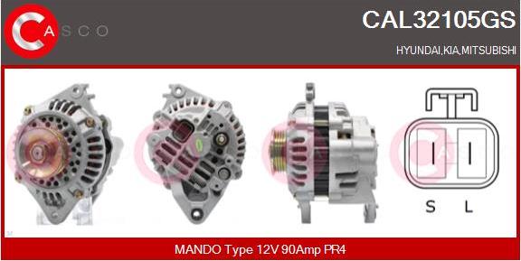 Casco CAL32105GS - Alternatore www.autoricambi360.it
