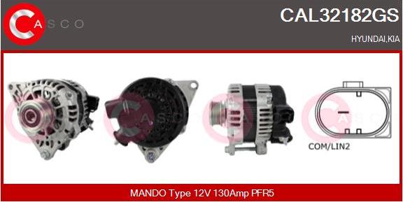 Casco CAL32182GS - Alternatore www.autoricambi360.it