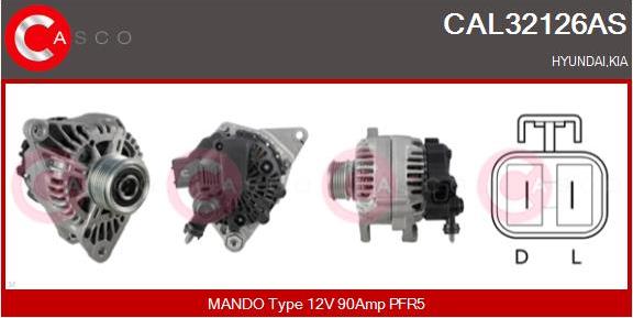 Casco CAL32126AS - Alternatore www.autoricambi360.it