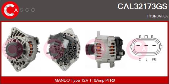 Casco CAL32173GS - Alternatore www.autoricambi360.it