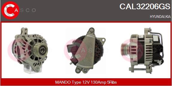 Casco CAL32206GS - Alternatore www.autoricambi360.it