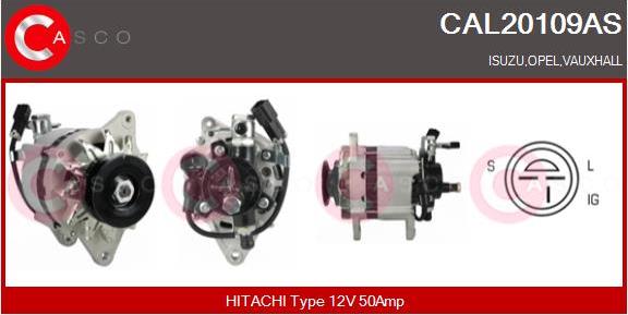 Casco CAL20109AS - Alternatore www.autoricambi360.it