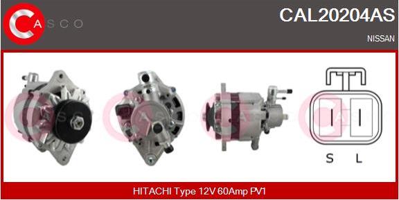 Casco CAL20204AS - Alternatore www.autoricambi360.it