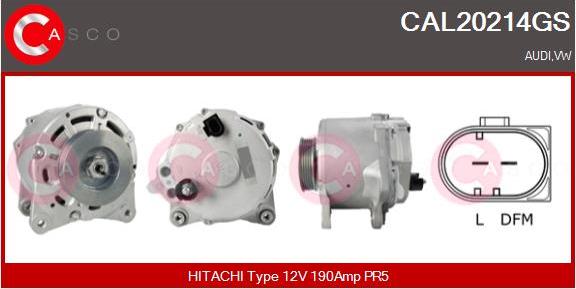 Casco CAL20214GS - Alternatore www.autoricambi360.it