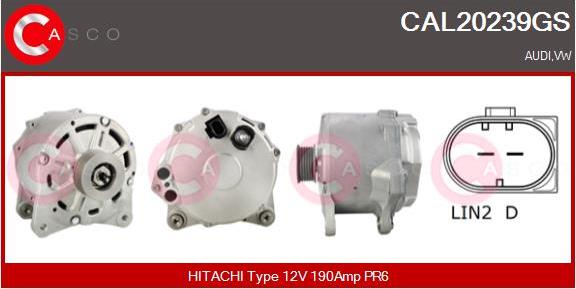 Casco CAL20239GS - Alternatore www.autoricambi360.it