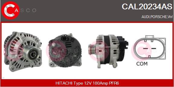Casco CAL20234AS - Alternatore www.autoricambi360.it