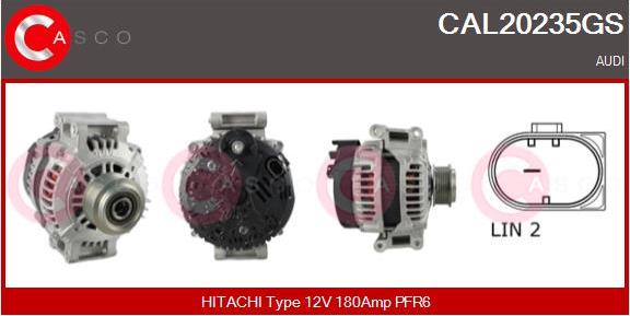 Casco CAL20235GS - Alternatore www.autoricambi360.it