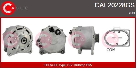 Casco CAL20228GS - Alternatore www.autoricambi360.it