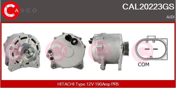 Casco CAL20223GS - Alternatore www.autoricambi360.it