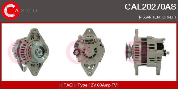 Casco CAL20270AS - Alternatore www.autoricambi360.it