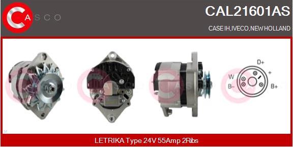 Casco CAL21601AS - Alternatore www.autoricambi360.it