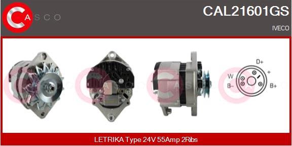 Casco CAL21601GS - Alternatore www.autoricambi360.it