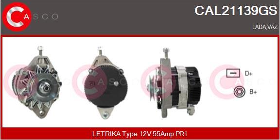 Casco CAL21139GS - Alternatore www.autoricambi360.it