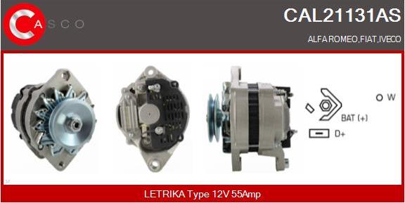Casco CAL21131AS - Alternatore www.autoricambi360.it