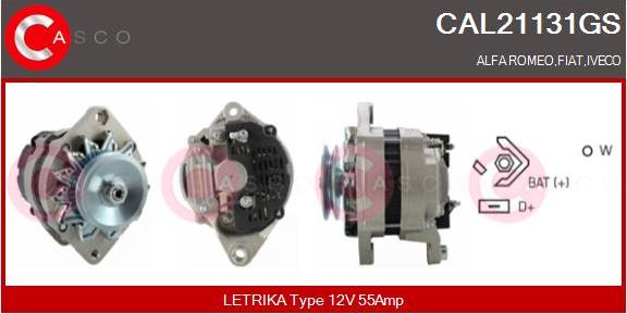 Casco CAL21131GS - Alternatore www.autoricambi360.it