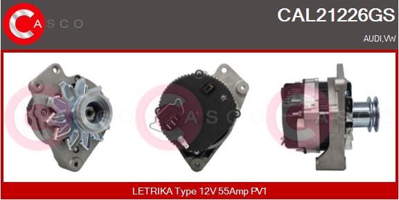 Casco CAL21226GS - Alternatore www.autoricambi360.it