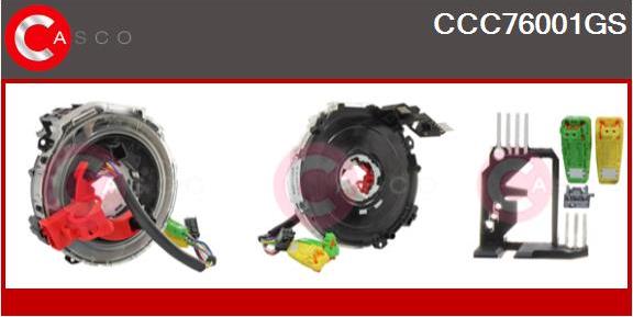 Casco CCC76001GS - Molla spiroelicoidale, Airbag www.autoricambi360.it