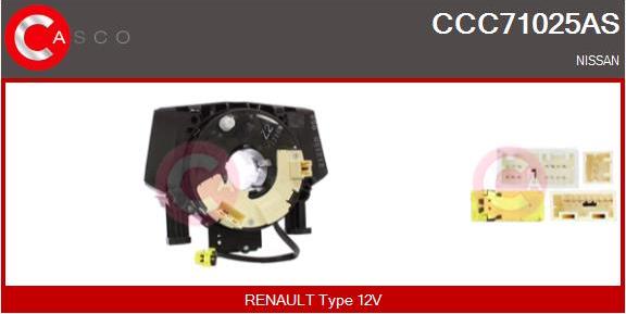 Casco CCC71025AS - Molla spiroelicoidale, Airbag www.autoricambi360.it
