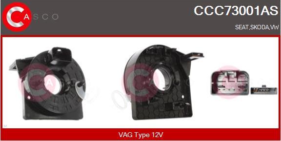 Casco CCC73001AS - Molla spiroelicoidale, Airbag www.autoricambi360.it