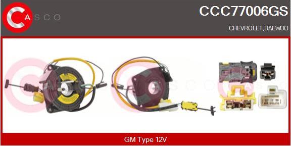 Casco CCC77006GS - Molla spiroelicoidale, Airbag www.autoricambi360.it