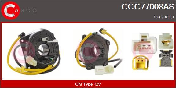 Casco CCC77008AS - Molla spiroelicoidale, Airbag www.autoricambi360.it