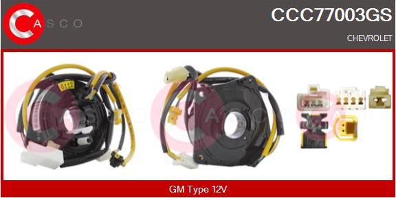 Casco CCC77003GS - Molla spiroelicoidale, Airbag www.autoricambi360.it