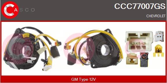Casco CCC77007GS - Molla spiroelicoidale, Airbag www.autoricambi360.it