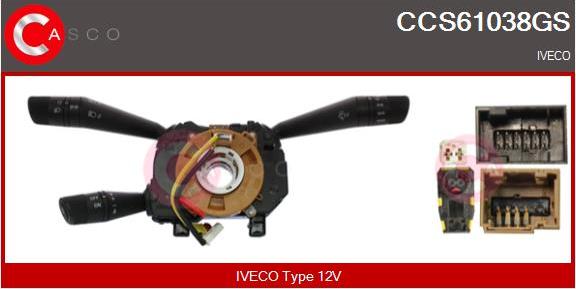 Casco CCS61038GS - Leva devio guida www.autoricambi360.it